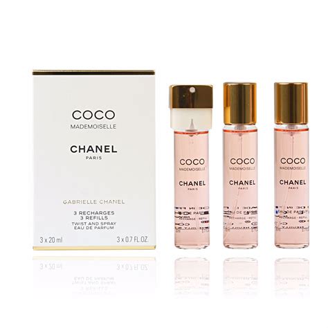 chanel twist and spray mademoiselle|coco mademoiselle chanel recharge refill.